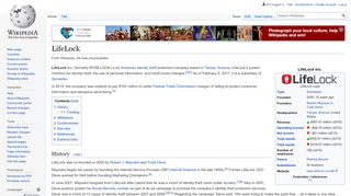 
                            11. LifeLock - Wikipedia