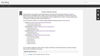 
                            6. Liferay Lifecycle Action | My Blog - Liferay portal-ext.properties