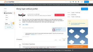 
                            12. liferay login without portlet - Stack Overflow