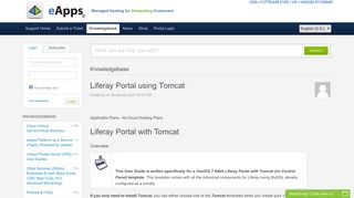 
                            11. Liferay Portal using Tomcat - Powered by Kayako Help Desk Software