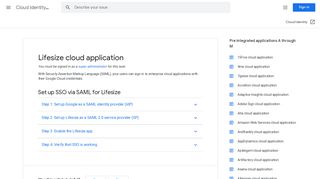 
                            8. Lifesize cloud application - Cloud Identity Help - Google Support