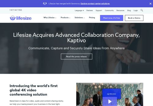 
                            12. Lifesize: Video Conferencing App and Meeting Room Solutions