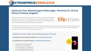 
                            11. Lifestrom + Prämie im TEST ▷ Ein gutes & seriöses Angebot?