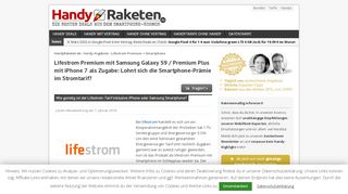 
                            5. Lifestrom Premium + Samsung S9: Lohnt sich der E.ON-Tarif?