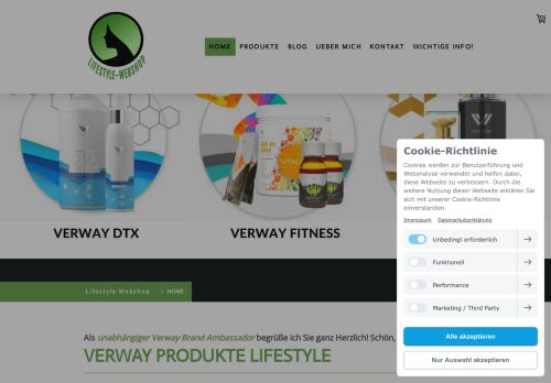 
                            9. Lifestyle Webshop: Verway DTX Webshop, Onlineshop, Verway ...