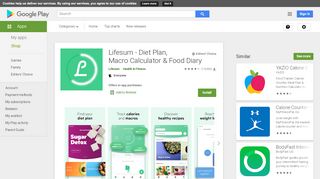 
                            10. Lifesum - Diet Plan, Macro Calculator & Food Diary - Apps on Google ...