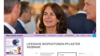 
                            7. LifeWave Biophotonen-Pflaster Webinar | Marvitalis
