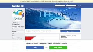 
                            5. LifeWave - Independent Lifewave Distributor - Startside | Facebook