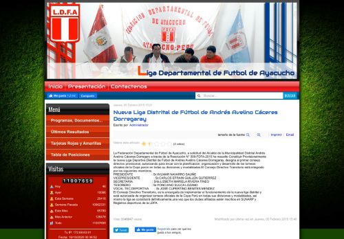 
                            13. Liga Departamental de Futbol de Ayacucho - Nueva Liga Distrital de ...