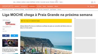 
                            13. Liga MOCHE chega à Praia Grande na próxima semana - Surf - SAPO ...