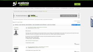 
                            11. Liga Virtual Zon Sagres, Liga Academia das Apostas • Forum ...