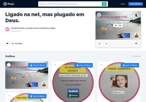 
                            12. Ligado na net, mas plugado em Deus. by Mathaus Felipe on Prezi