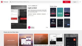 
                            2. Light and Dark Sign in Modal User Interface Light Vs Dark ... - Pinterest
