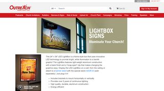 
                            12. Light Box Signs - Illuminate Your Church! - Outraech.com