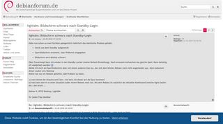 
                            5. lightdm: Bildschirm schwarz nach Standby-Login - debianforum.de