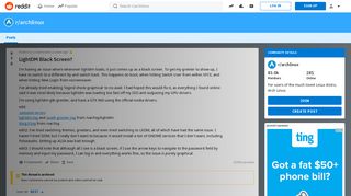 
                            10. LightDM Black Screen? : archlinux - Reddit