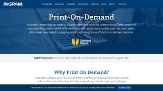 
                            13. Lightning Source - Print on Demand Books for Publishers | Ingram ...