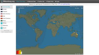 
                            5. Lightning & Thunderstorms - World Map