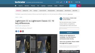 
                            13. Lightroom CC vs Lightroom Classic CC: 10 key differences | TechRadar