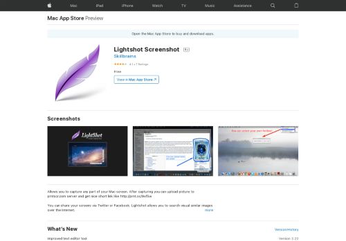 
                            7. Lightshot Screenshot on the Mac App Store - iTunes - Apple