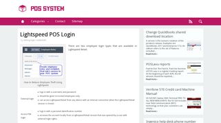 
                            5. Lightspeed POS Login ‹ POS system