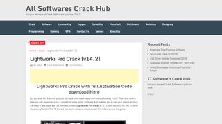 
                            11. Lightworks Pro Crack with full Activation Code download Here