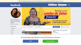 
                            5. Ligia Travensolo - Curso de Francês Online | Facebook