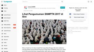 
                            7. Lihat Pengumuman SNMPTN 2017 di Sini - kumparan.com