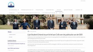 
                            10. Lijst Student Erkend - Nieuws