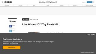 
                            11. Like Wizard101? Try Pirate101 | WIRED