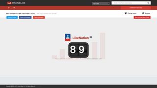 
                            11. Likenation's Real-Time Subscriber Count - Social Blade YouTube ...