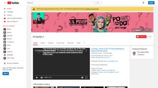 
                            3. Lil pump - YouTube