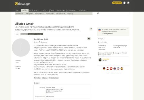 
                            10. Lillydoo GmbH – dasauge®