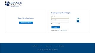
                            5. Lima One Capital - Login
