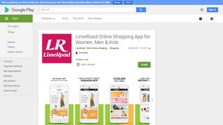 
                            4. LimeRoad Online Shopping App - Apps on Google Play