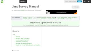 
                            9. LimeSurvey Manual