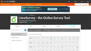 
                            11. LimeSurvey - the Online Survey Tool / List limesurvey-developers ...