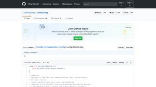 
                            5. LimeSurvey/config-defaults.php at master · LimeSurvey/LimeSurvey ...