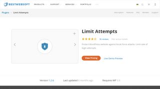 
                            10. Limit Attempts – BestWebSoft
