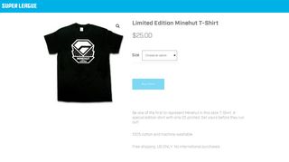 
                            12. Limited Edition Minehut T-Shirt - Super League Gaming