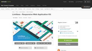 
                            3. Limitless - Responsive Web Application Kit by Kopyov | ThemeForest