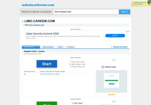 
                            7. limo.careem.com at WI. Limo Portal - Website Informer