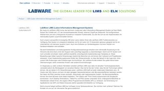 
                            1. LIMS (Labor-Informations-Management-System ) - LabWare