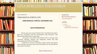 
                            12. LINA BERLIANA TOGATOROP: USER MANUAL PORTAL USU