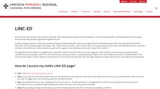 
                            7. LINC-ED - Lincoln Primary School
