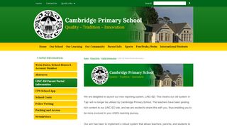 
                            9. LINC-Ed Parent Portal Information | Cambridge Primary School