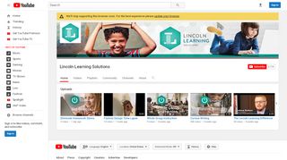 
                            8. Lincoln Learning Solutions - YouTube