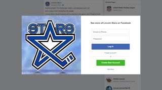 
                            11. Lincoln Stars - FASTHOCKEY TO PROVIDE FREE LIVE ... - Facebook