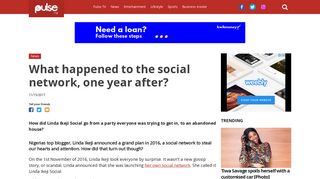 
                            3. Linda Ikeji Social What happened to the social network, one year after ...
