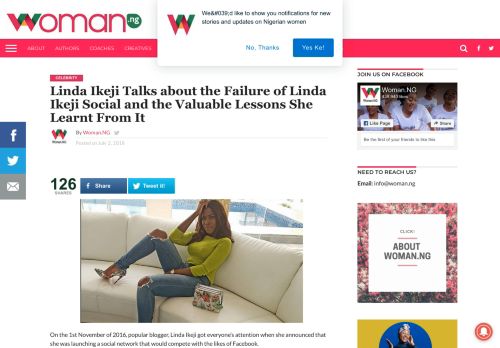 
                            9. Linda Ikeji Talks about the Failure of Linda Ikeji Social and the ...